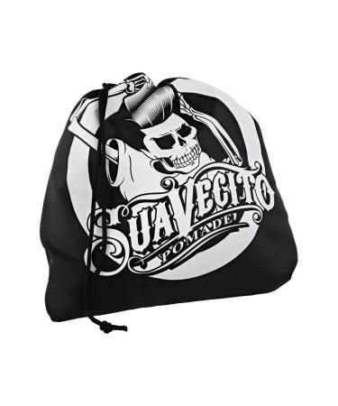Suavecito Beard Grooming Beard Cape Black Reusable Easy Clean Up & Storage