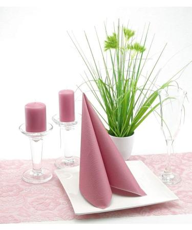 Buy 50 APARTina Fabric-Like Airlaid Napkins - Old Pink 33x33 cm | Premium Quality Table Decor for Events - International Shipping - Buy Online on SooperMarket.com