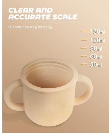 Toddler Sippy Cups with Two Non-Slip Handles | No-Spill Transition Cups 6m+ | 5oz Sippy Cups for Babies & Toddlers 1-3 Years - Buy Online on SooperMarket.com