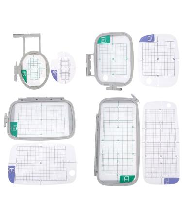 4 Pcs Premium Embroidery Hoops for Brother PE800 SE1900 PE770 780D PE700 PC6500 Brother Innovis 1250 700 Babylock Embroidery Machine Hoop