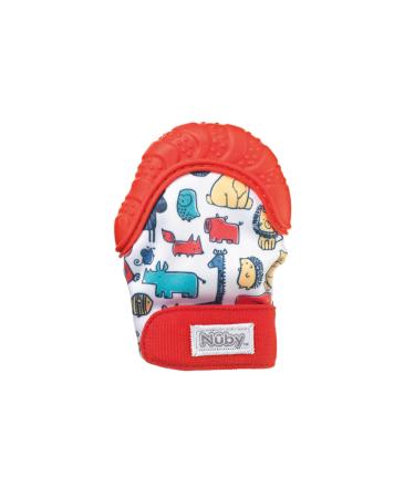 Nuby Teething Mitt Red