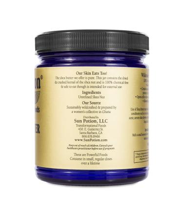 Sun Potion Shea Butter (Wildcrafted) - 7.83 oz Skin Food for Nourished Skin - Buy Online on SooperMarket.com