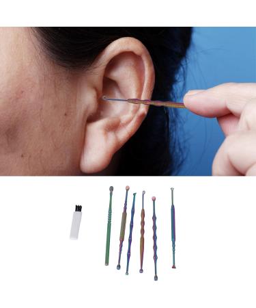 Colorful Ear Cleaning Kit - Gentle Ear Wax Remover with Comfortable Handle for Home & Travel - Buy Online on SooperMarket.com