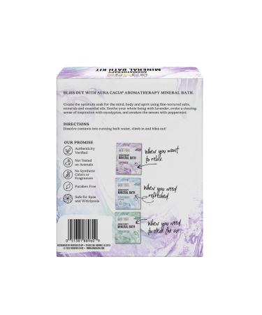 Aura Cacia Mineral Bath Kit - Soothing Spa Experience for Relaxation | Buy Online & Ship Internationally - Buy Online on SooperMarket.com