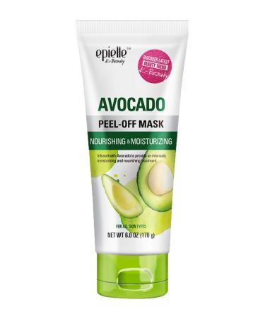 Epielle Avocado Peel Off Face Mask - Nourishing & Moisturizing with Avocado & Green Tea - Deep Pore Cleansing & Blackhead Remover - 6.0 fl oz (2 Pack) - Gift for Her - Buy Online on SooperMarket.com