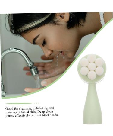 Mikinona Face Brush Facial Brush Face Cleaner Home Accessory Portable Exfoliating Brush Face Supply Multi-function Exfoliating Brush Convenient Exfoliating Brush Face Accessory - Buy Online on SooperMarket.com