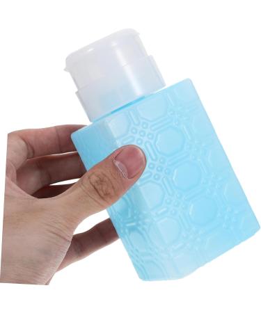 FOYTOKI Nail Polish Remover Dispenser Makeup Remover Container Pump Bottle Dispenser Makeup Remover Dispenser Powder Pump Bottle Mini Water Dispenser Makeup Remover Pump Dispenser 6x5x13cm Blue - Buy Online on SooperMarket.com