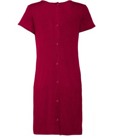 Happy Mama Labor Delivery Hospital Gown Breastfeeding Maternity 434p (Crimson, Size 12-14) - Buy Online on SooperMarket.com