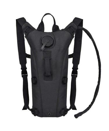 ATBP Tactical Water Hydration Pack Camel Backpack Hydration Carrier Backpack,3L Water Bladder Backpack,Military Class,Leakproof for Running Jogging Cycling Hiking Black#2(3l)