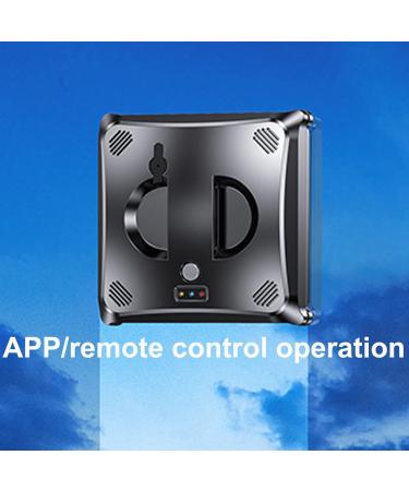 emobwdy Window Cleaner Robot 3000pa Automatic Water Spray Smart Glass Cleaning Vacuum Robotic Window Smart Cleaner-Remote Control/40ml Water Tank/4 Modes For Indoor/Outdoor Glass Tile Black - Buy Online on SooperMarket.com