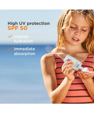ISDIN Pediatrics Fusion Water SPF 50 50ml - Kids Facial Sun Cream | Gentle & Non-irritating | Ultra-light, Non-sticky Formula | Suitable for All Skin Types - Buy Online on SooperMarket.com