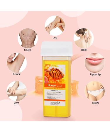 Honey Hair Removal Wax Cartridge Refills - 4 Pack for Body Waxing Legs and Arms - Buy Online on SooperMarket.com