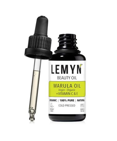 Virgin Marula Face Oil with Vitamin C & E | Intense Hydration & Anti-Aging | Organic Vegan Cruelty-Free | 0.5 Fl Oz - Freshly Made - Buy Online on SooperMarket.com
