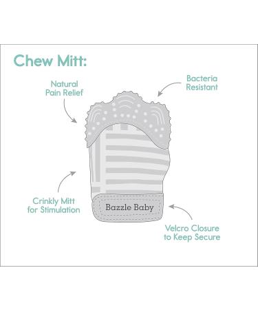 Bazzle Baby Teething Mitt - Silicone Teething Mittens  Teething Toys  Baby Teething Toys  Baby Teething Mitten  Teething Glove  Hand Teethers for Babies - Adjustable Strap (Geo Lines) - Buy Online on SooperMarket.com