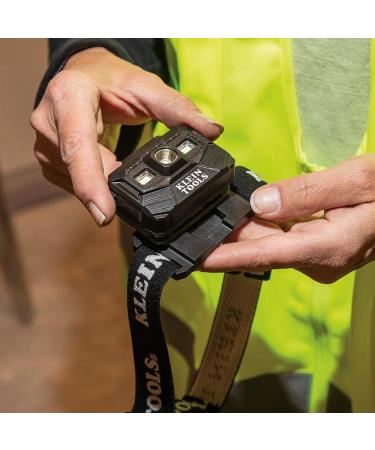 Klein Tools 56062 Rechargeable LED Headlamp for Hardhats - 300 Lumens, All-Day Runtime, 3 Modes - Buy Online on SooperMarket.com