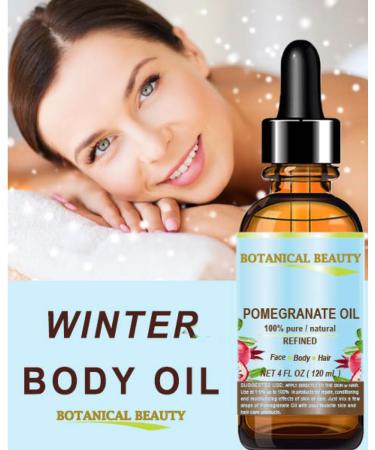 100% Pure Pomegranate Oil - Natural Cold-pressed Carrier Oil for Face Skin Hair | Botanical Beauty 2 Fl Oz - Buy Online on SooperMarket.com