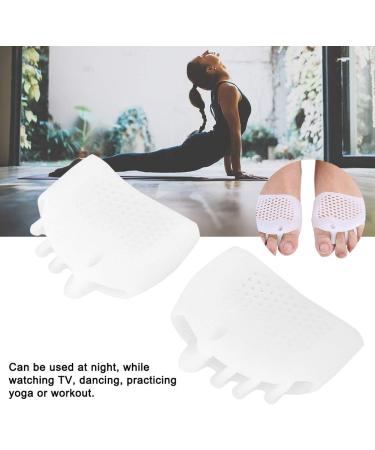 Silicone Bunion Straightener - Hallux Valgus Corrector & Toe Protector for Pain Relief | 1 Pair (White) - Buy Online on SooperMarket.com