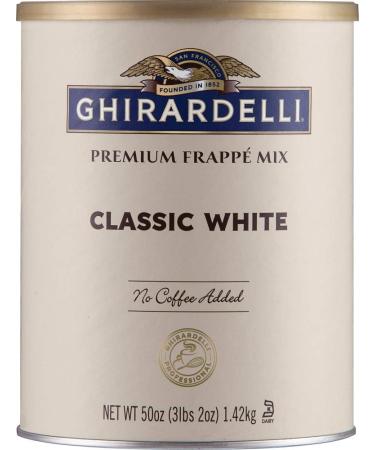 Ghirardelli Beverage Mix, Classic White 50 Ounce.