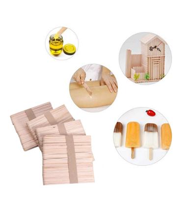 Magiclulu 800 Wooden Wax Depilatory Strips - Strong Cotton Hair Removal Paper & Body Wax Rod - Buy Online on SooperMarket.com