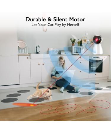 YVE LIFE Laser Toy for Indoor Cats Motion Activated Interactive Cat Toys for Kitten/Dogs USB Rechargeable Fast and Slow Circling Pattern Automatic On/Off and Silent - Buy Online on SooperMarket.com