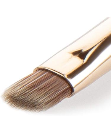 TB Tools for Beauty T4B Kashoki 412 Double-Sided Lash & Brow Brush | Durable Taklon Makeup Tool in Black & Gold - Buy Online on SooperMarket.com