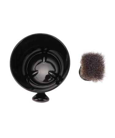 Jauarta Professional Black Shaving Brush - Soft Artificial Bristles for Barbers | Safe & Durable Shaving Bowl Tool - International Shipping - Buy Online on SooperMarket.com
