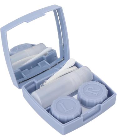 Tmishion Portable Contact Lens Container Set | Travel-Friendly Mini Lens Case with Clip-On Solution Bottle - Buy Online on SooperMarket.com