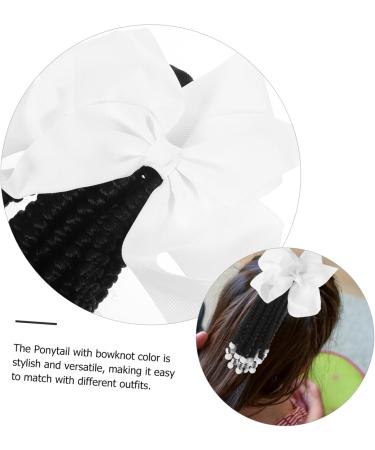 ABOOFAN Braided Wig Ponytail Extension for Women Womens Braid Extensions Bow Braid Wig Braided Ponytail Extension Braided Ponytails Synthetic Hairpiece Africa Miss Chemical Fiber To Weave As Shown 01 24.00X13.00X5.00CM - Buy Online on SooperMarket.com