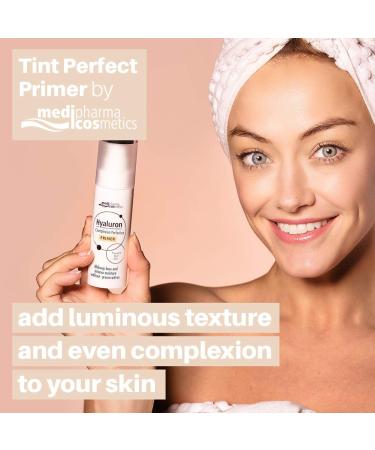MediPharma Cosmetics Hyaluron Booster Tint Perfection Primer - Even Complexion & Moisture - Reduces Wrinkles & Pores - All Skin Types - 30 ML - Buy Online on SooperMarket.com