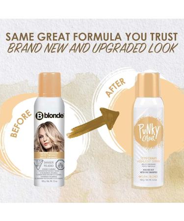 Punky Temporary Hair Highlight Spray Natural Blonde 3.5 oz x 2 Pack 3.5 Ounce (Pack of 2) Natural Blonde - Buy Online on SooperMarket.com
