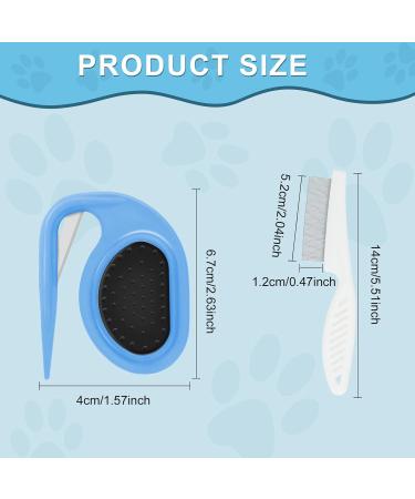 Adiwo Pet Knotting Comb - Steel Blade Knot Removal Tool for Cats | De-Filtered Hair Detangler & Undercoat Brush | 1 Piece - Buy Online on SooperMarket.com