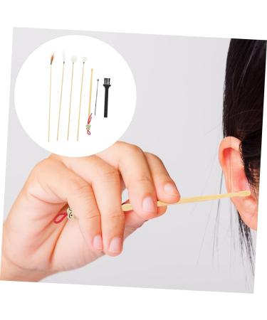 Ear Cleaning Kit - Bamboo Ear Pick Set for Ear Wax Removal | Spiral Cleaner and Ear Picker Tool Set - Buy Online on SooperMarket.com