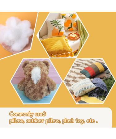 Pillow Fiberfill Stuffing 3.5oz - High Resilience Polyester Cushion Fiber Fill for DIY Crafts and Stuffed Animals - Buy Online on SooperMarket.com