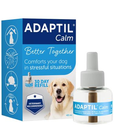 ADAPTIL Calm 30 day Refill helps dog cope with behavioural issues and life challenges - 48 ml (Pack of 1) 30 day refill pack