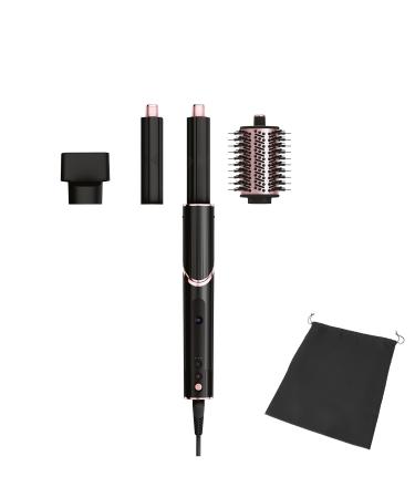 Shark FlexStyle 3-in-1 airstyler & hair dryer car wrap lure attachment oval brush concentrator no heat damage champagne HD424eu black & rose gold 3-in-1