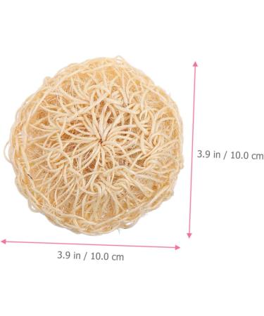 Angoily 9 Pcs Bath Cleaning Balls & Scrubbers - Exfoliating Loofah Pads & African Net Sponges for Effective Shower & Bath Care - Buy Online on SooperMarket.com