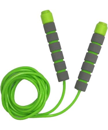 Kids Adjustable Jump Rope with Soft Foam Handles - Fun Outdoor Activity for Boys & Girls - Pink-Green - Buy Online on SooperMarket.com