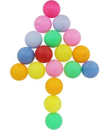 Assorted Color 50 Pack Beer Pong Balls - Washable Plastic Table Tennis Balls by TADICK - Buy Online on SooperMarket.com