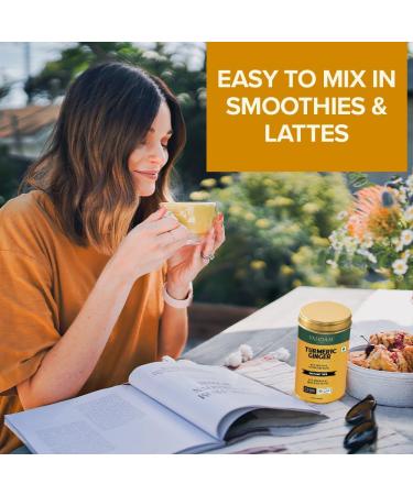 VAHDAM Turmeric Ginger Latte Mix (40 Cups 3.53oz) Caffeine-Free Golden Milk Powder With Curcumin Black Pepper & Ginger | Brew Hot/Iced Tea Or Turmeric Latte - Buy Online on SooperMarket.com