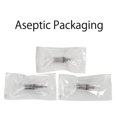 Round Nano Pin Replacement Cartridges for Pelcas Derma Pen - 10 Micro Nano Needle Spare Parts for Microneedling - Buy Online on SooperMarket.com