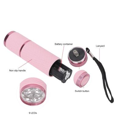 Shop Pink Flashlight Nail Lamp - LED Nail Dryer & Art Tool for Home Salon - Buy Online on SooperMarket.com