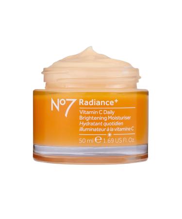 No7 Radiance+ Vitamin C Daily Brightening Moisturizer - Hydrating Lightweight Face Moisturizer -1.69 fl oz - Buy Online on SooperMarket.com