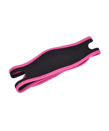 Atyhao Chin Strap Adjustable Snoring Stop Belt Prevent Teeth Grinding Nylon for Bedroom for Office(Red Black)