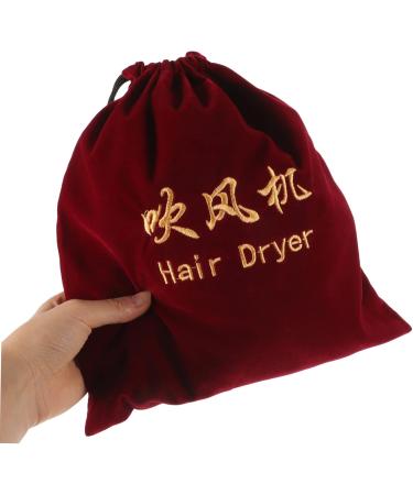 Baluue 3 Pcs Makeup Bag Organizer Hair Dryer Fabric Bag Fabric Velvet Storage Bag Hair Dryer Bags - Buy Online on SooperMarket.com