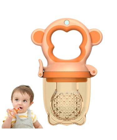 Abbto Fruit Bite Rings for Babies | Ergonomic Fruit Feed Pacifier & Soft Teething Toy | Safe for Toddlers & Infants - Buy Online on SooperMarket.com