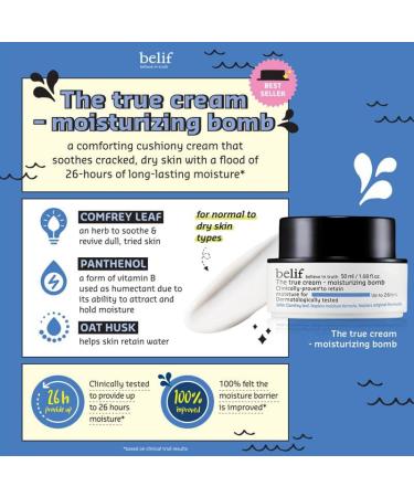 belif Holly Jolly Hydration Set | 26-Hour Antioxidant Skincare | Soothing Herbs, Aqua Bomb & Eye Bomb - Buy Online on SooperMarket.com