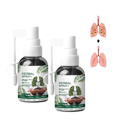 New Trending Medilisk Lung Cleansing Spray Googeer Herbal Lung Cleanse Mist Herbal Lung Cleansing Spray Herbal Spray Cleansing Lung Medilisk Herbal Spray Respinature Spray (2pcs)