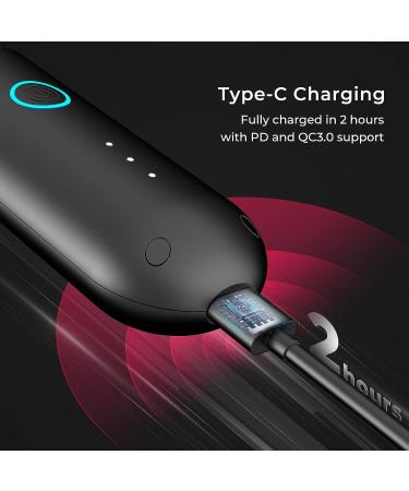 TYMO Cordless Hair Straightener Brush | Mini Portable Heated Comb for Travel | Ionic Hot Straightening | USB Rechargeable - Buy Online on SooperMarket.com