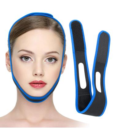 Facial Slimming Strap Chin Up Patch Double Chin Reducer Face Lifting Belt Bandage Anti Wrinkle Face Mask Band V Line Lifting Chin Strap for Women Men Eliminates Sagging Skin Lifting Firming Anti Aging
