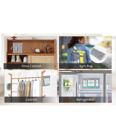 Nature Fresh Activated Charcoal Air Purifier Bags - Odor Eliminator Moisture Absorber & Natural Car Freshener (4 Pack 200g Each) - Perfect for Home Pets Shoes & Closets - Buy Online on SooperMarket.com